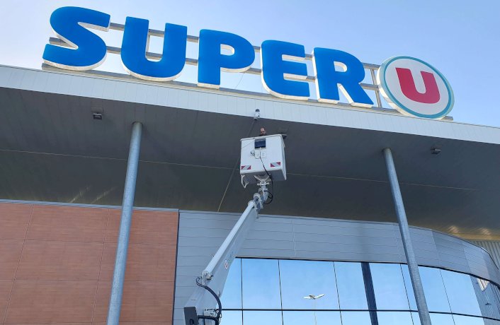 Pose caméras  SUPER U